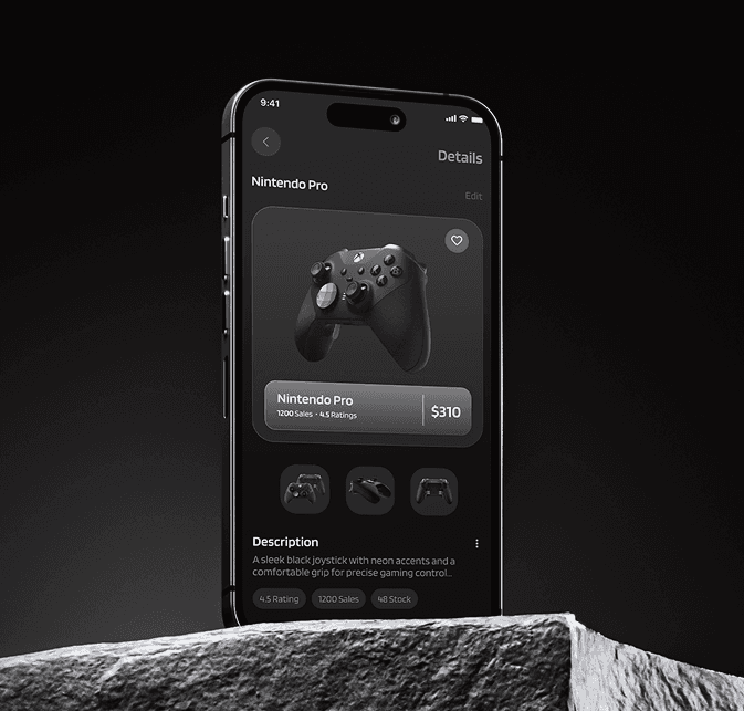 iPhone App Screen Left