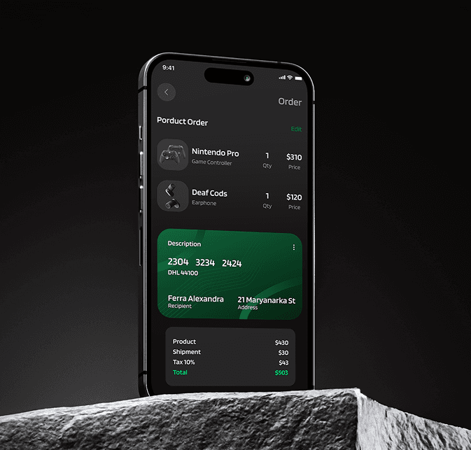 iPhone App Screen Right